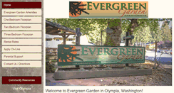 Desktop Screenshot of evergreengardenapts.com